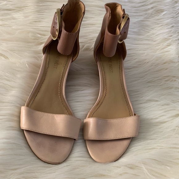 Nine West Shoes - Nine West Leather Ankle Strap Sandals